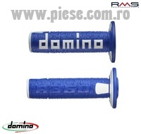Set mansoane cross - enduro Domino - culoare: albastru/alb (lungime: 120 mm)